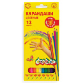 Набор цветных карандашей Каляка-Маляка 12 цветов шестигранные 3+ ККМ12 от магазина РЭССИ