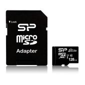 Флеш карта microSDXC 128GB Silicon Power SP128GBSTXBU1V10SP + adapter от магазина РЭССИ