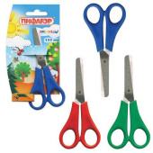 Ножницы Пифагор 135 мм с линейкой цвет ассорти в картонной упаковке с европодвесом 231163 от магазина РЭССИ