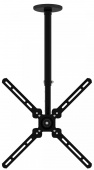 Кронштейн для телевизора Cactus CS-CP07 черный 23"-55" макс.45кг потолочный поворот и наклон от магазина РЭССИ