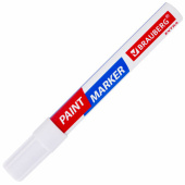 Лаковый маркер-краска BRAUBERG EXTRA paint marker 4 мм белый улучшенная нитро-основа 151978 от магазина РЭССИ