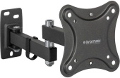 Кронштейн для телевизора Kromax CORBEL-3 черный 10"-32" макс.25кг настенный поворот и наклон от магазина РЭССИ