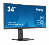 Монитор Iiyama 23.8" ProLite XCB3494WQSN-B5 черный IPS LED 0.4ms 21:9 HDMI M/M матовая HAS Piv 3000:1 300cd 178гр/178гр 3440x1440 DP FHD USB 9.4кг от магазина РЭССИ