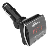 Автомобильный FM-модулятор Ritmix FMT-A750 черный SD/MMC USB PDU (15116162) от магазина РЭССИ