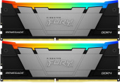 Память DDR4 2x16GB 3200MHz Kingston KF432C16RB12AK2/32 Fury Renegade RGB RTL Gaming PC4-25600 CL16 DIMM 288-pin 1.35В dual rank с радиатором Ret от магазина РЭССИ