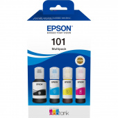 Картридж струйный Epson L101 C13T03V64A черный/голубой/пурпурный/желтый (7500стр.) (127мл) для Epson L4150/L4160/L6160/L6170/L6190/L6270/L14150 от магазина РЭССИ