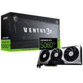 Видеокарта MSI PCI-E 5.0 RTX 5060 Ti 16G VENTUS 3X OC NVIDIA GeForce RTX 5060TI 16Gb 128bit GDDR7 2602/28000 HDMIx1 DPx3 HDCP Ret от магазина РЭССИ