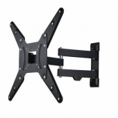 Кронштейн для телевизора Hama H-118103 черный 32"-65" макс.25кг настенный поворот и наклон от магазина РЭССИ