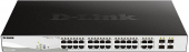 Коммутатор D-Link DGS-1210-28MP DGS-1210-28MP/F 24G 24PoE+ 370W настраиваемый от магазина РЭССИ