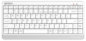Клавиатура A4Tech Fstyler FBK11 белый/серый USB беспроводная BT/Radio slim (FBK11 WHITE) от магазина РЭССИ