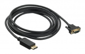 Кабель аудио-видео Buro 1.1v DisplayPort (m)/VGA (m) 3м. Позолоченные контакты черный (BHP DPP_VGA-3) от магазина РЭССИ