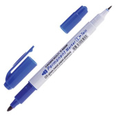 Маркер перманентный двухсторонний Crown Multi Marker Twin черный пулевидный 2/1 мм P-800W от магазина РЭССИ