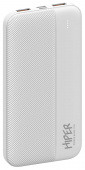 Мобильный аккумулятор Hiper SM10000 10000mAh 2.4A 2xUSB белый (SM10000 WHITE) от магазина РЭССИ