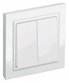 Выключатель IEK Brite ВСР10-2-0-БрБ скрыт. 2кл. IP20 белый (упак.:1шт) (BR-V20-0-10-K01-F) от магазина РЭССИ