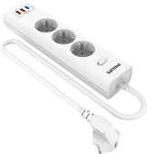 Сетевой фильтр Philips CHP4336WA/51 2м (3 розетки) белый (коробка) от магазина РЭССИ