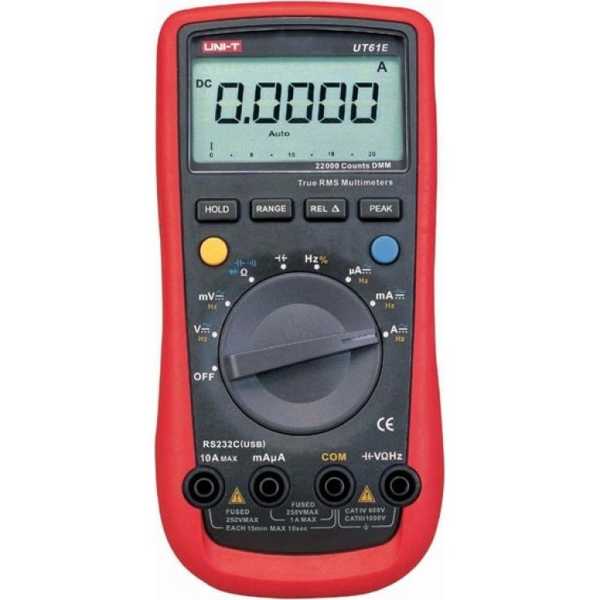 Цифровой мультиметр UNI-T UT61E+ от магазина РЭССИ