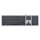 Клавиатура Gembird KB-8420 USB сер. 109 кл. м/медиа ножничный механизм бесшумная каб. 1.5м от магазина РЭССИ