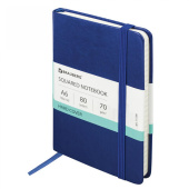 Блокнот BRAUBERG Metropolis Special МАЛЫЙ ФОРМАТ 100х150мм А6 80л синий 111580 от магазина РЭССИ