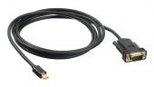 Кабель аудио-видео Buro 1.1v miniDisplayport (m)/VGA (m) 2м. Позолоченные контакты черный (BHP MDPP-VGA-2) от магазина РЭССИ