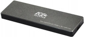 Внешний корпус SSD AgeStar 31UBVS6C NVMe/SATA USB3.0 алюминий черный M2 2280 B/M-key от магазина РЭССИ