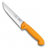 Нож Victorinox Swibo (5.8421.18) стальной для забоя/разделки лезв.180мм прямая заточка оранжевый от магазина РЭССИ