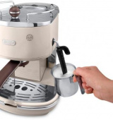 Кофеварка рожковая Delonghi ECOV 311.BG 1100Вт бежевый от магазина РЭССИ