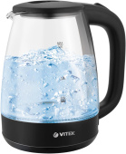 Чайник электрический Vitek VT-7004 1.8л. 1850Вт разноцветный корпус: стекло/пластик от магазина РЭССИ