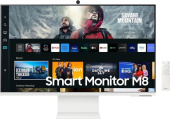 Монитор Samsung 32" M8 S32DM801UIXCI белый VA LED 16:9 HDMI M/M Cam матовая HAS 400cd 178гр/178гр 3840x2160 60Hz 4K USB 7.2кг от магазина РЭССИ