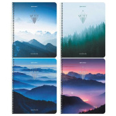 Тетрадь BRAUBERG Безмятежность А5 96 л гребень клетка 404423 от магазина РЭССИ