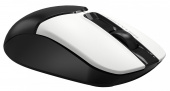 Мышь A4Tech Fstyler FB12 белый/черный оптическая (1200dpi) беспроводная BT/Radio USB (3but) от магазина РЭССИ