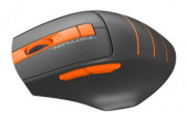 Мышь A4Tech Fstyler FG30 серый/оранжевый оптическая (2000dpi) беспроводная USB (6but) от магазина РЭССИ