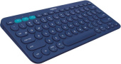 Клавиатура Logitech Multi-Device K380 темно-серый беспроводная BT slim Multimedia для ноутбука от магазина РЭССИ