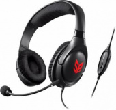 Наушники с микрофоном Creative Sound Blaster Blaze черный/красный 2.5м мониторные оголовье (70GH032000000) от магазина РЭССИ