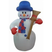 Фигура Neon-Night Outdoor Снеговик с метлой 4лам. капрон (511-122) от магазина РЭССИ