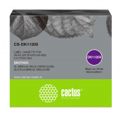 Картридж ленточный Cactus CS-DK11209 DK-11209 черный для Brother P-touch QL-500, QL-550, QL-700, QL-800 от магазина РЭССИ