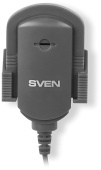 Микрофон проводной Sven MK-155 1.8м черный от магазина РЭССИ