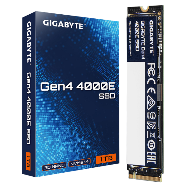 Накопитель SSD M.2 2280 1TB Gen4 4000E, P CIe 4.0 x4, NVMe 1.4, 4000/3900 Мб/с от магазина РЭССИ