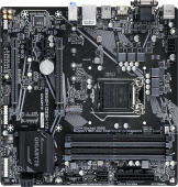 Материнская плата Gigabyte B560M DS3H V3 Soc-1200 Intel H470 4xDDR4 mATX AC`97 8ch(7.1) GbLAN+VGA+DVI+HDMI от магазина РЭССИ