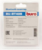 Адаптер USB Buro BU-BT40B Bluetooth 4.0+EDR class 1.5 20м черный от магазина РЭССИ