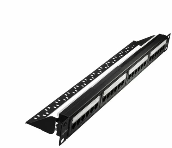 Патч-панель 19'. 24 порта RJ-45. UTP. Cat.5e. 1U от магазина РЭССИ