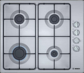 Газовая варочная поверхность Bosch PBP6C5B82O нержавеющая сталь от магазина РЭССИ
