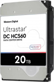 Жесткий диск WD SATA-III 20Tb 0F38755 WUH722020ALE6L4 Ultrastar DC HC560 (7200rpm) 512Mb 3.5" от магазина РЭССИ