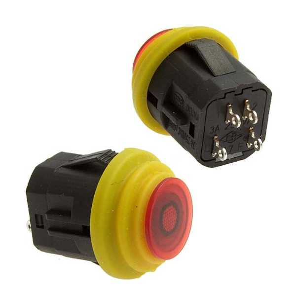 SB572 IP65 on-off ф16mm 3A/250V от магазина РЭССИ