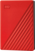 Жесткий диск WD USB 3.2 Gen 1 4Tb WDBPKJ0040BRD-WESN My Passport 2.5" красный от магазина РЭССИ