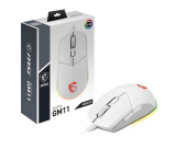 Мышь MSI Clutch GM11 белый оптическая (5000dpi) USB (5but) от магазина РЭССИ