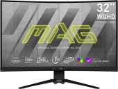 Монитор MSI 31.5" MAG 325CQRXF черный VA LED 16:9 HDMI HAS 400cd 178гр/178гр 2560x1440 240Hz DP WQ USB 7.8кг от магазина РЭССИ