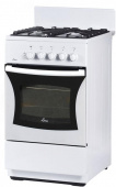 Плита Газовая Flama FG 24027 W белый (без крышки) реш.чугун от магазина РЭССИ