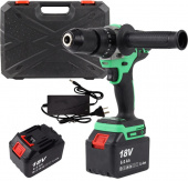 Дрель-шуруповерт Zitrek Green Impact 18V 1800Вт аккум. патрон:быстрозажимной (кейс в комплекте) (063-4046) от магазина РЭССИ