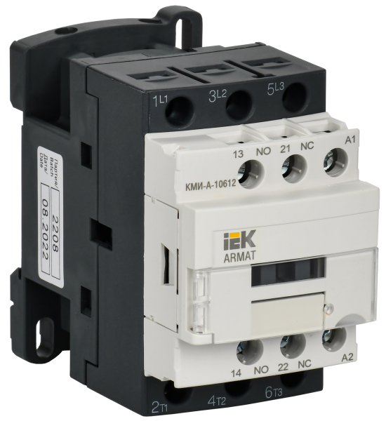 ARMAT Контактор КМИ-А-10612 LC1D 6А 230В/АС3 1NO/1NC IEK от магазина РЭССИ