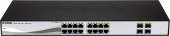 Коммутатор D-Link DGS-1210-16 DGS-1210-16/G2A (L2) 16x1Гбит/с 4xКомбо(1000BASE-T/SFP) настраиваемый от магазина РЭССИ